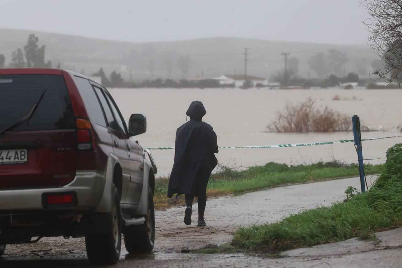 Una vecina, en la zona de Las Pachecas, en Jerez.