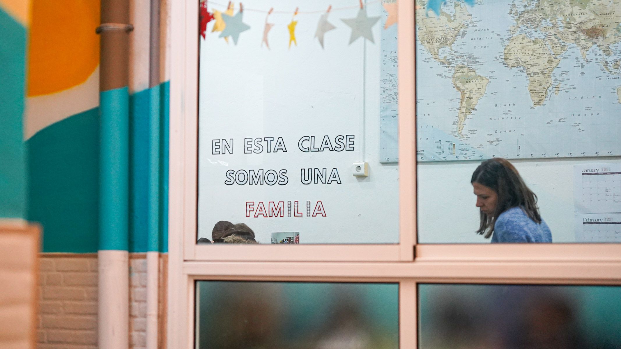 Una clase de un colegio de Primaria de Sevilla.