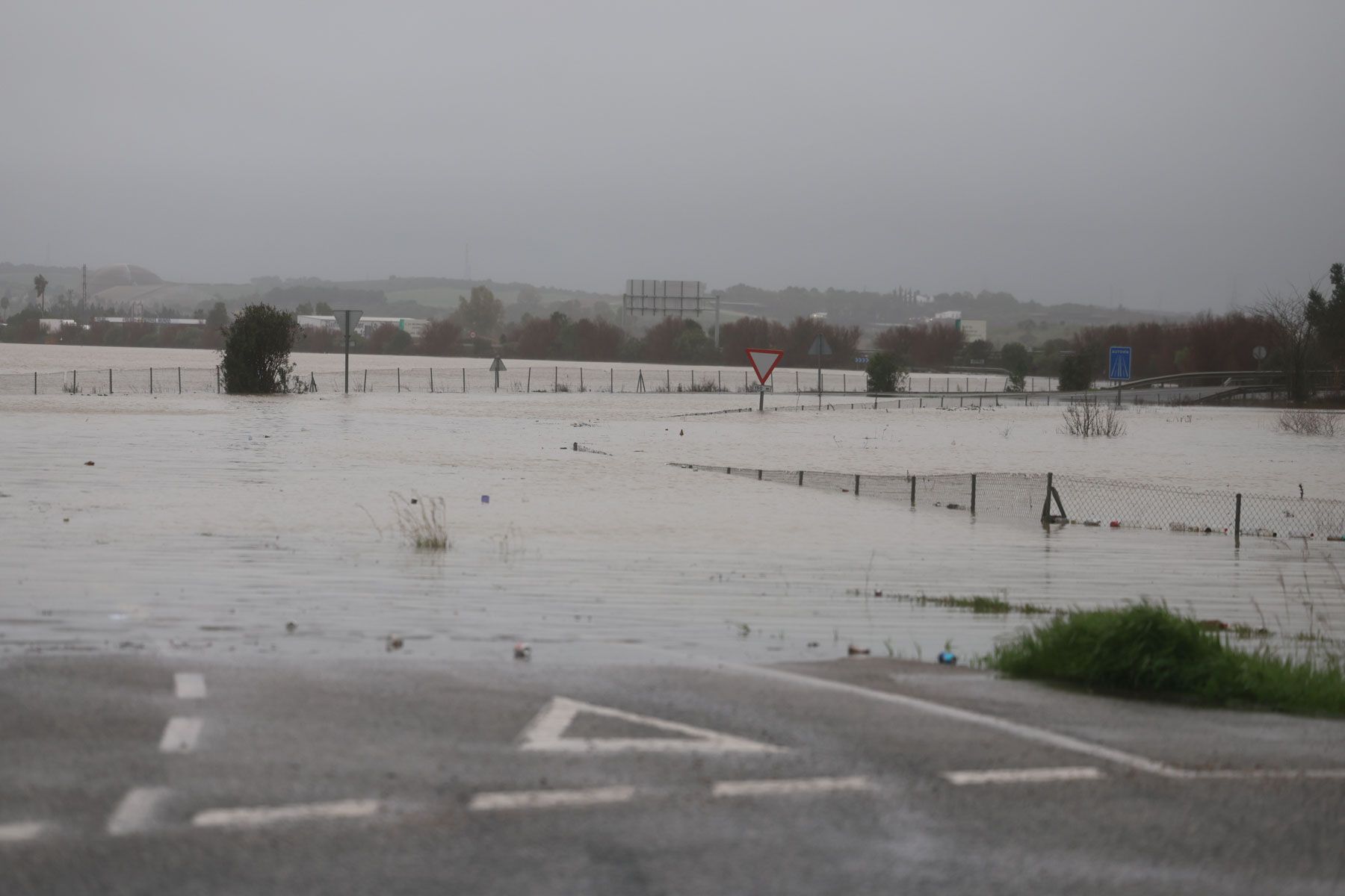 desalojo temporal borrasca kristin jerez rural temporal guadalete inundacion 72