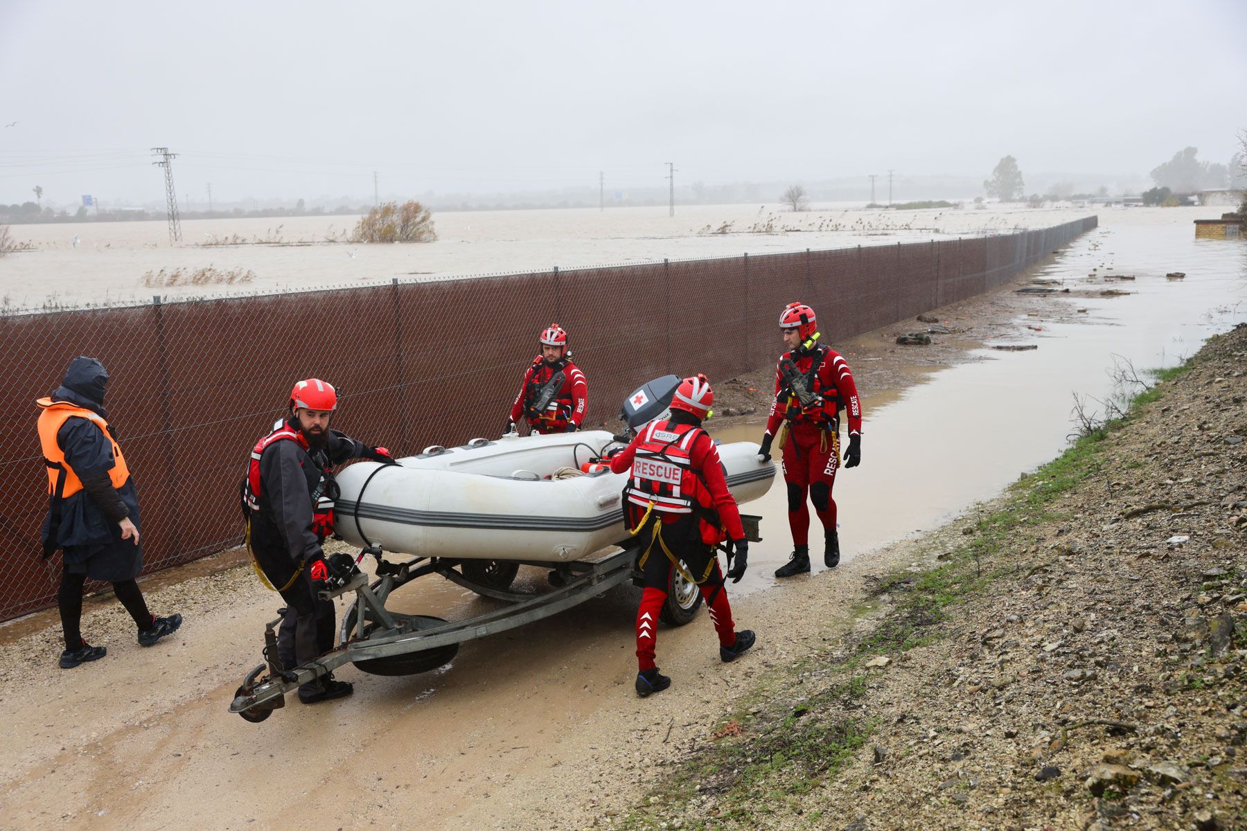 desalojo temporal borrasca kristin jerez rural temporal guadalete inundacion 58