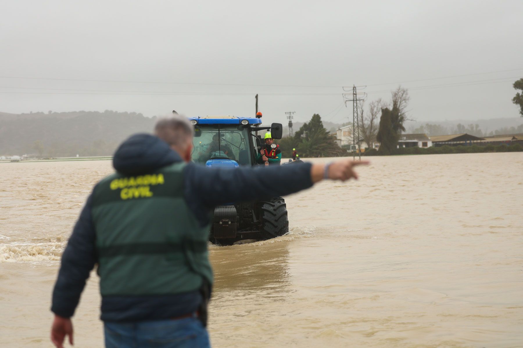 desalojo temporal borrasca kristin jerez rural temporal guadalete inundacion 29