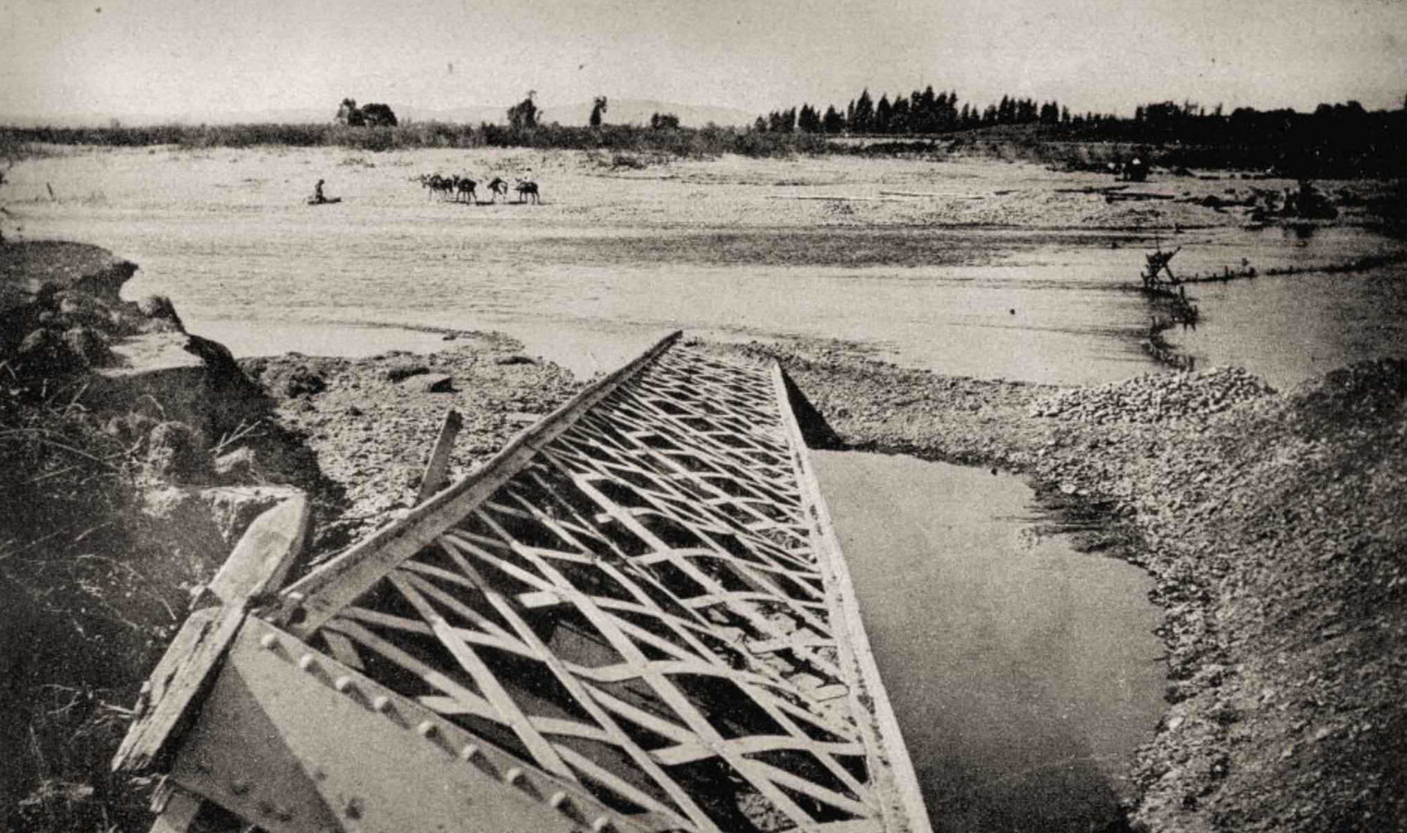Una imagen del Guadalete, un río que ha sufrido varios desbordamientos históricos, de 1906. Una imagen del Guadalete, un río que ha sufrido varios desbordamientos históricos, de 1906.