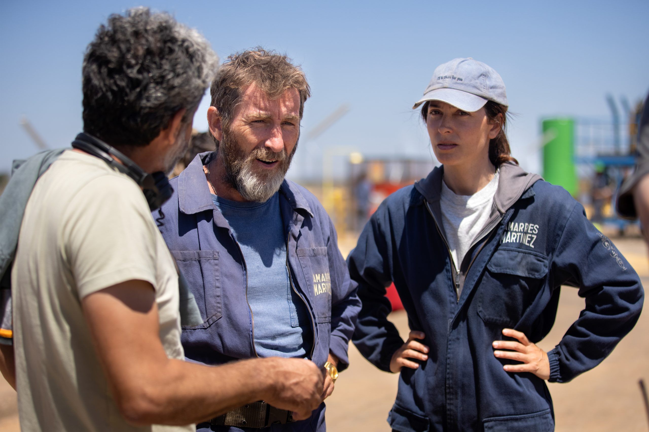 Un momento del rodaje de 'Los tigres'.