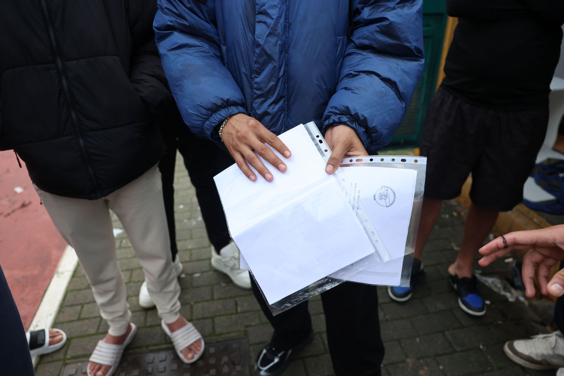 Jóvenes migrantes en Jerez.