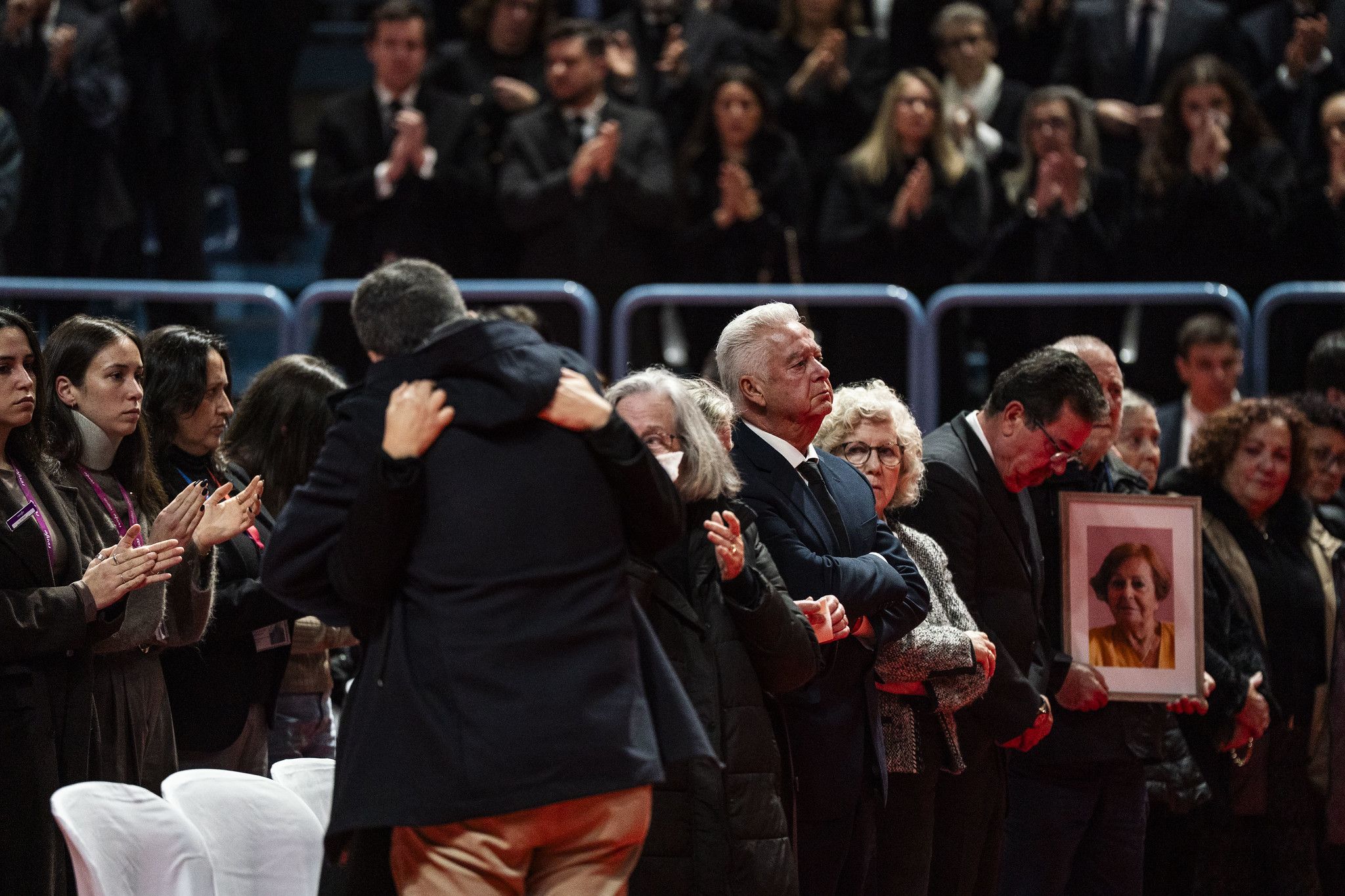 Una de las imágenes que dejó la misa en Huelva.