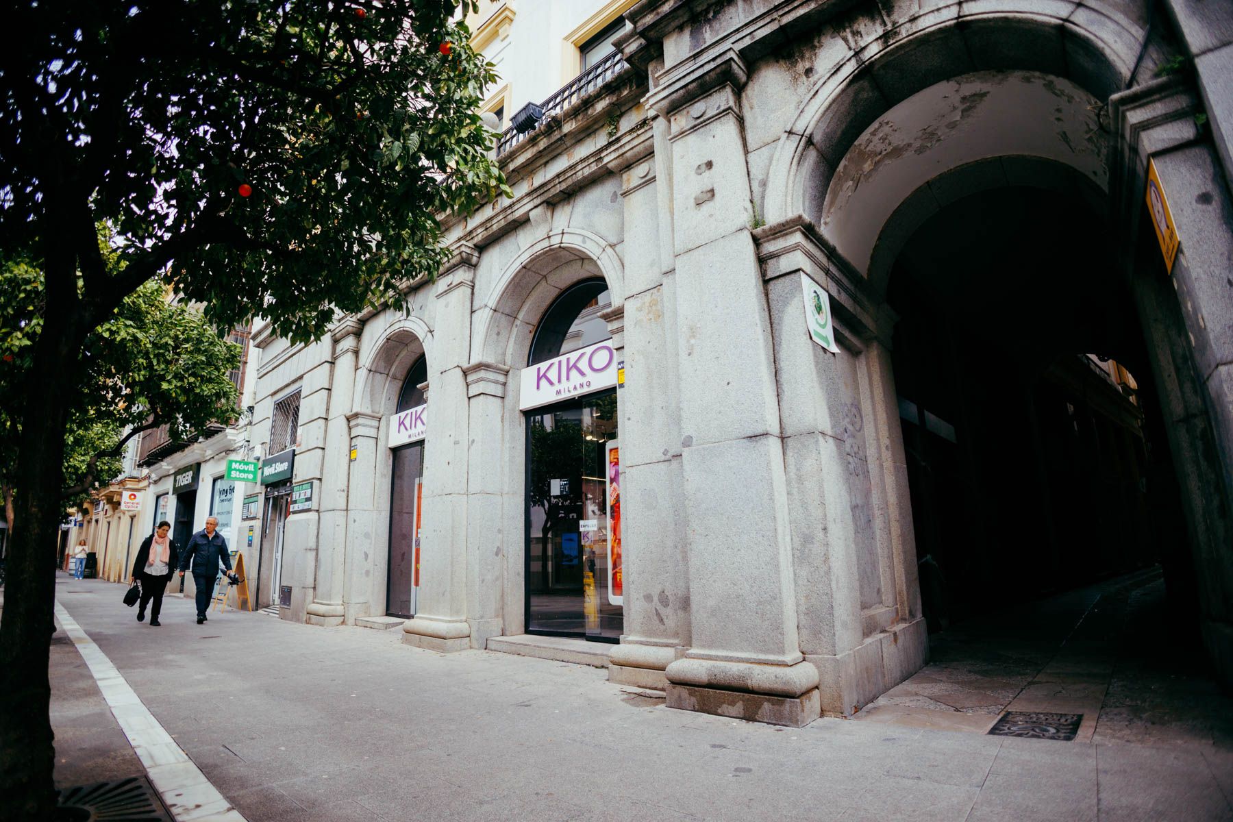 Imagen del local en el que estuvo Piaget y Nadal, en la calle Larga de Jerez. 