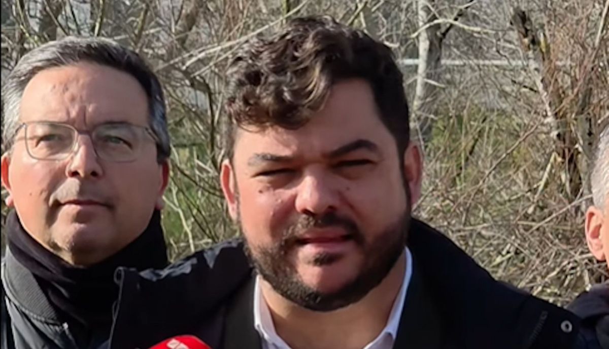 El alcalde Miguel Rodríguez Rodrígez, durante la comparecencia.