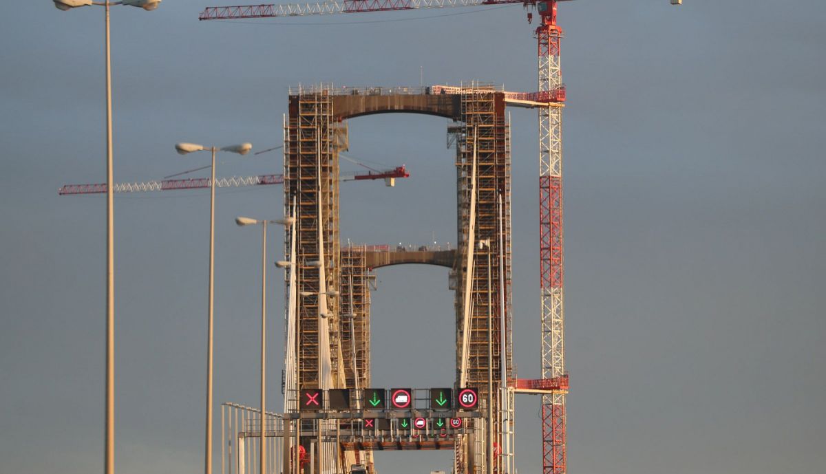 Obras puente Quinto centenario Sevilla 1