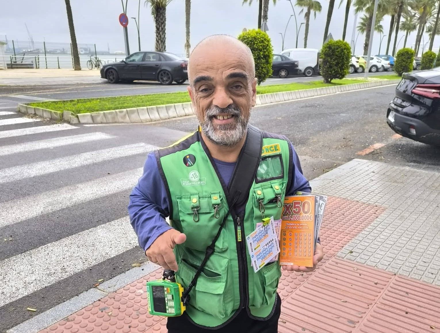 Emilio, el vendedor de Cádiz que ha repartido un sueldazo.