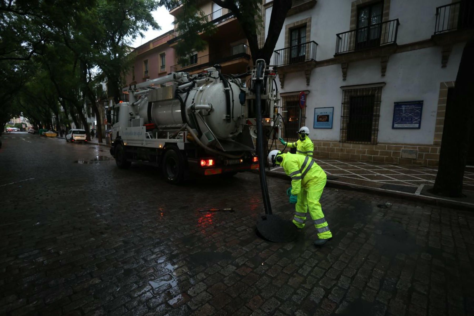La calle Porvera, este lunes.