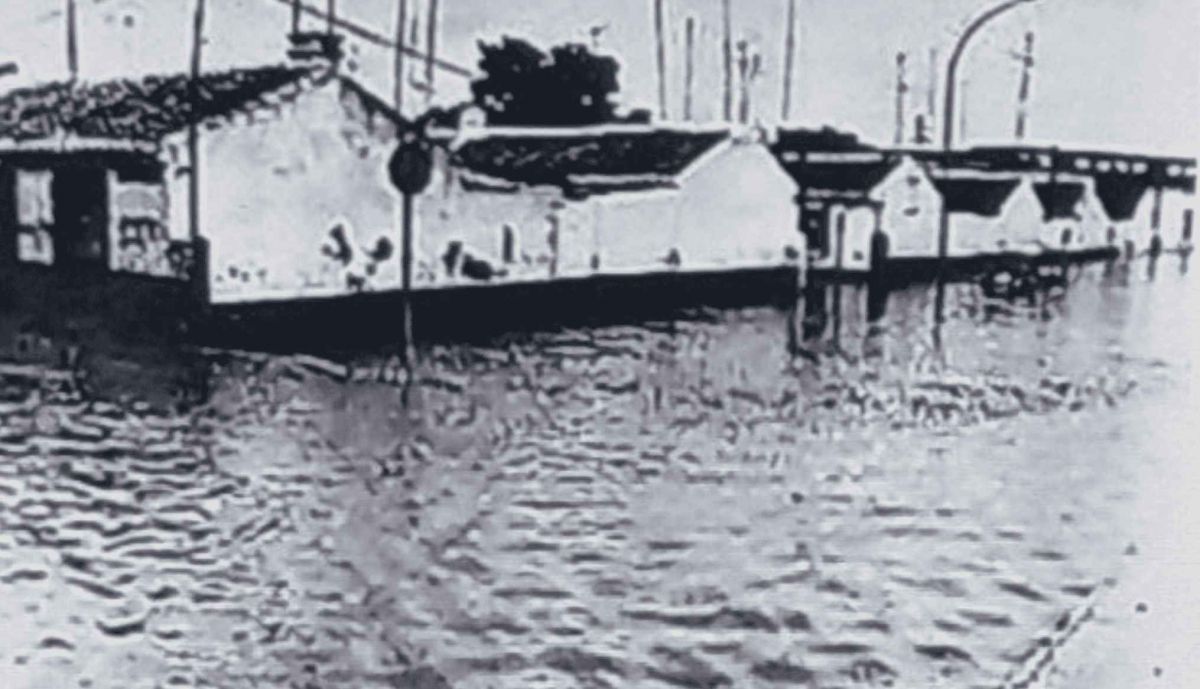 La Asunción, anegada en 1979.