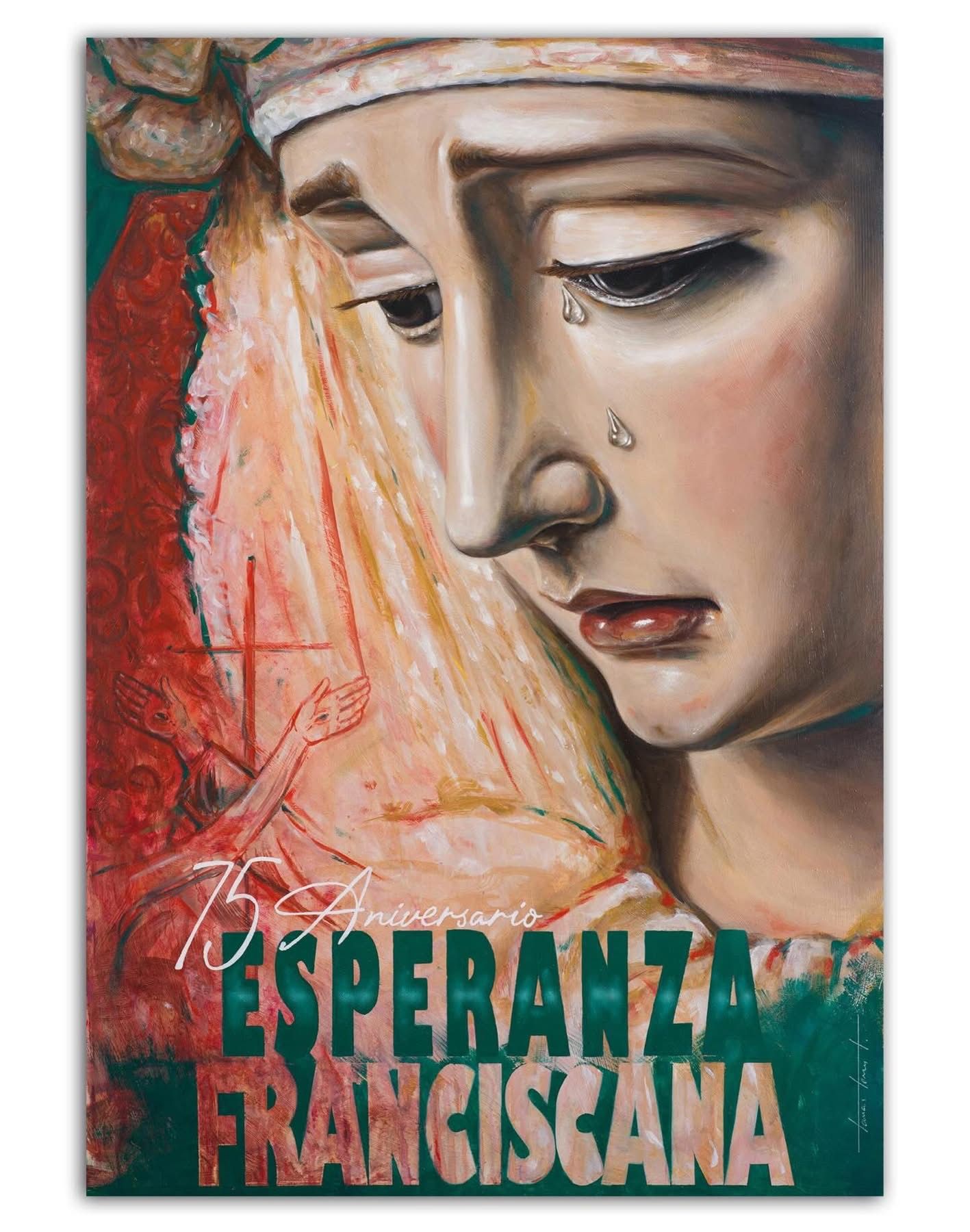 Cartel del 75 aniversario. 