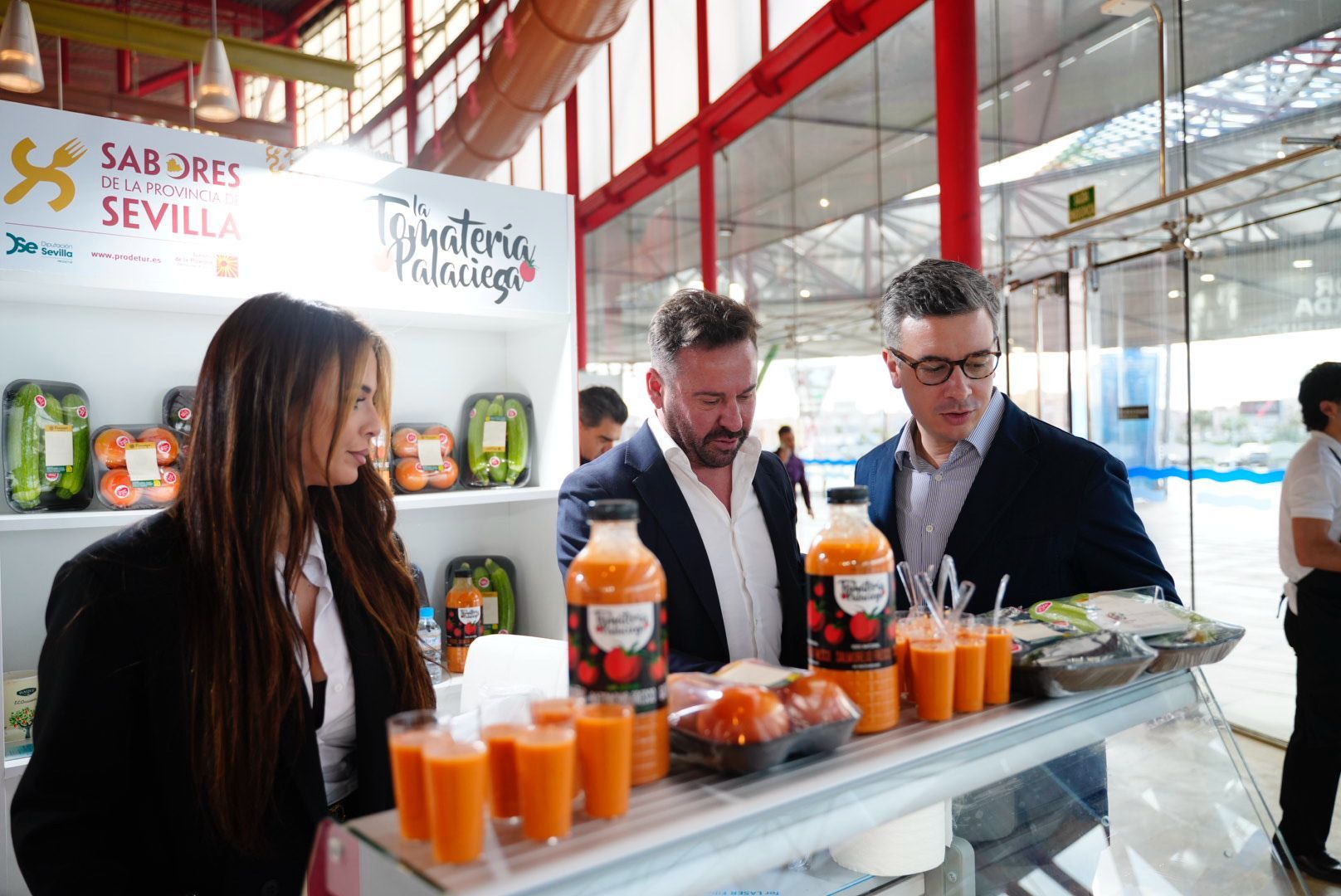 Los tomates de Los Palacios, en el H&T, Salón de Innovación en Hostelería, en Málaga.