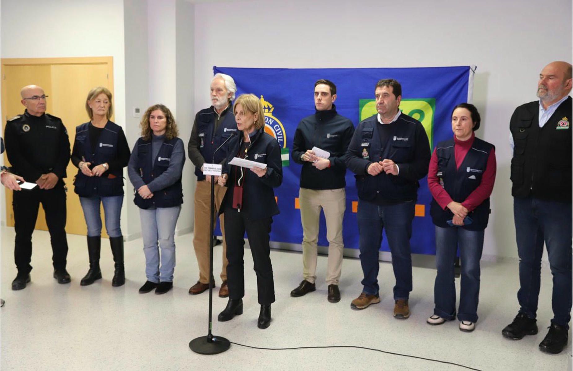 La alcaldesa, en rueda de prensa este martes.
