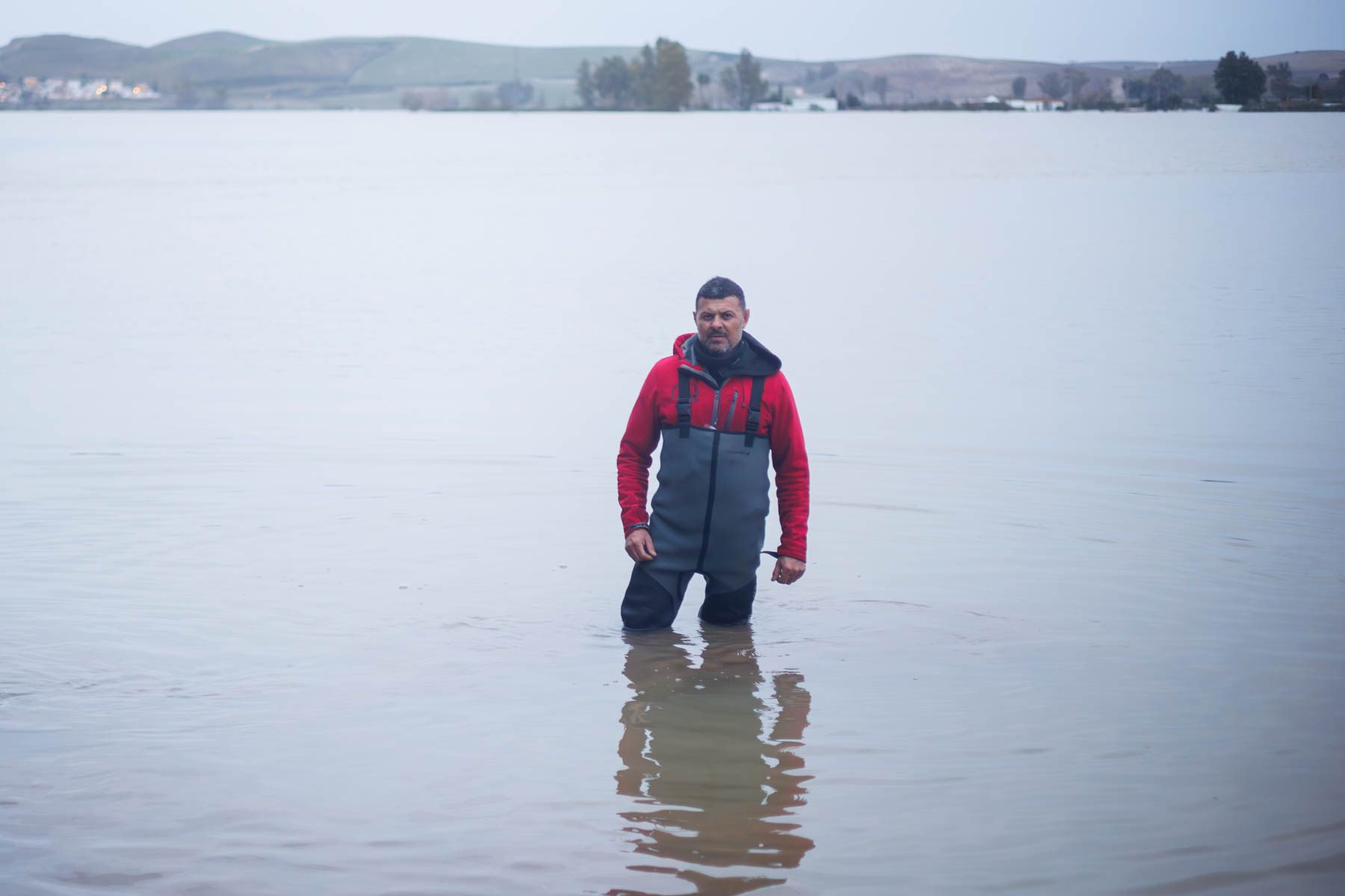David, en mitad de Las Pachecas, en el Jerez rural tras haberlo perdido todo.
