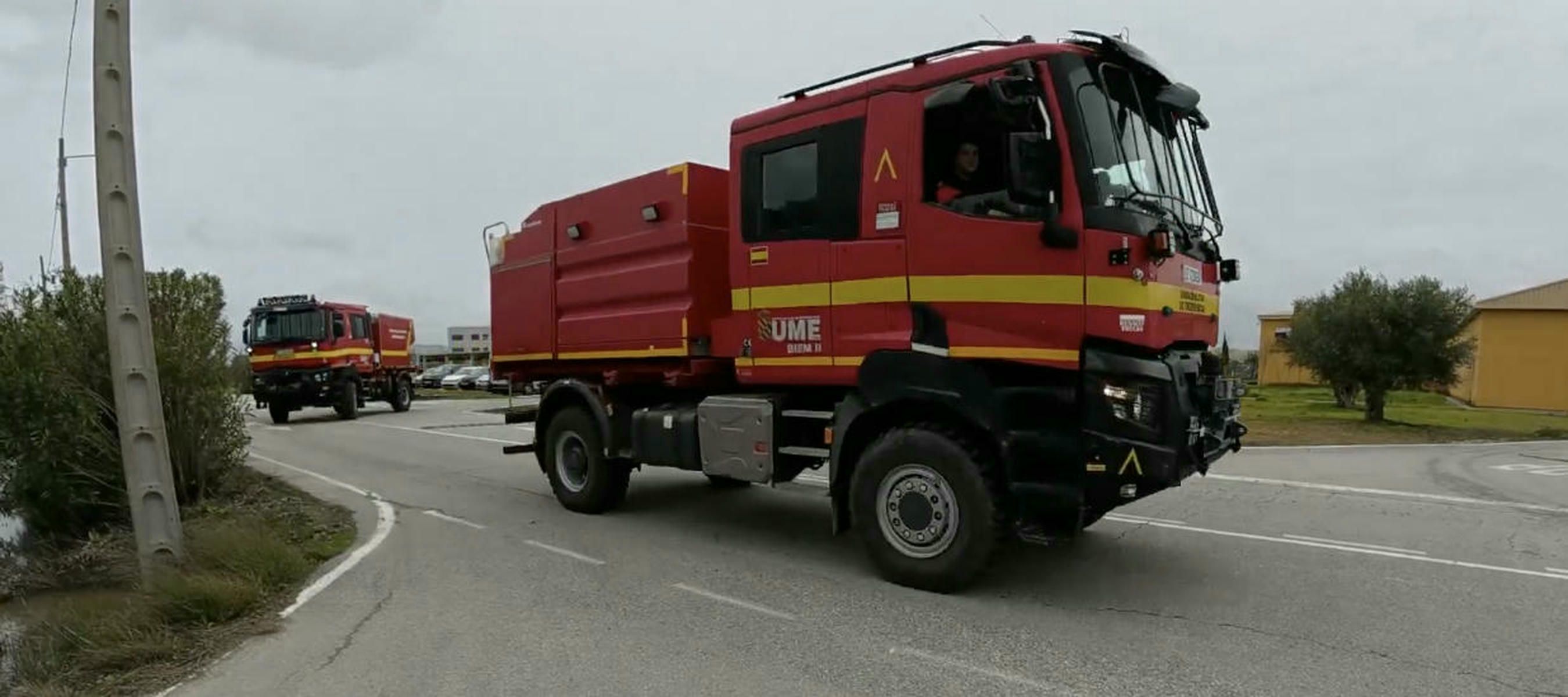 La UME se despliega en Andalucía por el temporal 'Leonardo'. La UME se despliega en Andalucía por el temporal 'Leonardo'.
