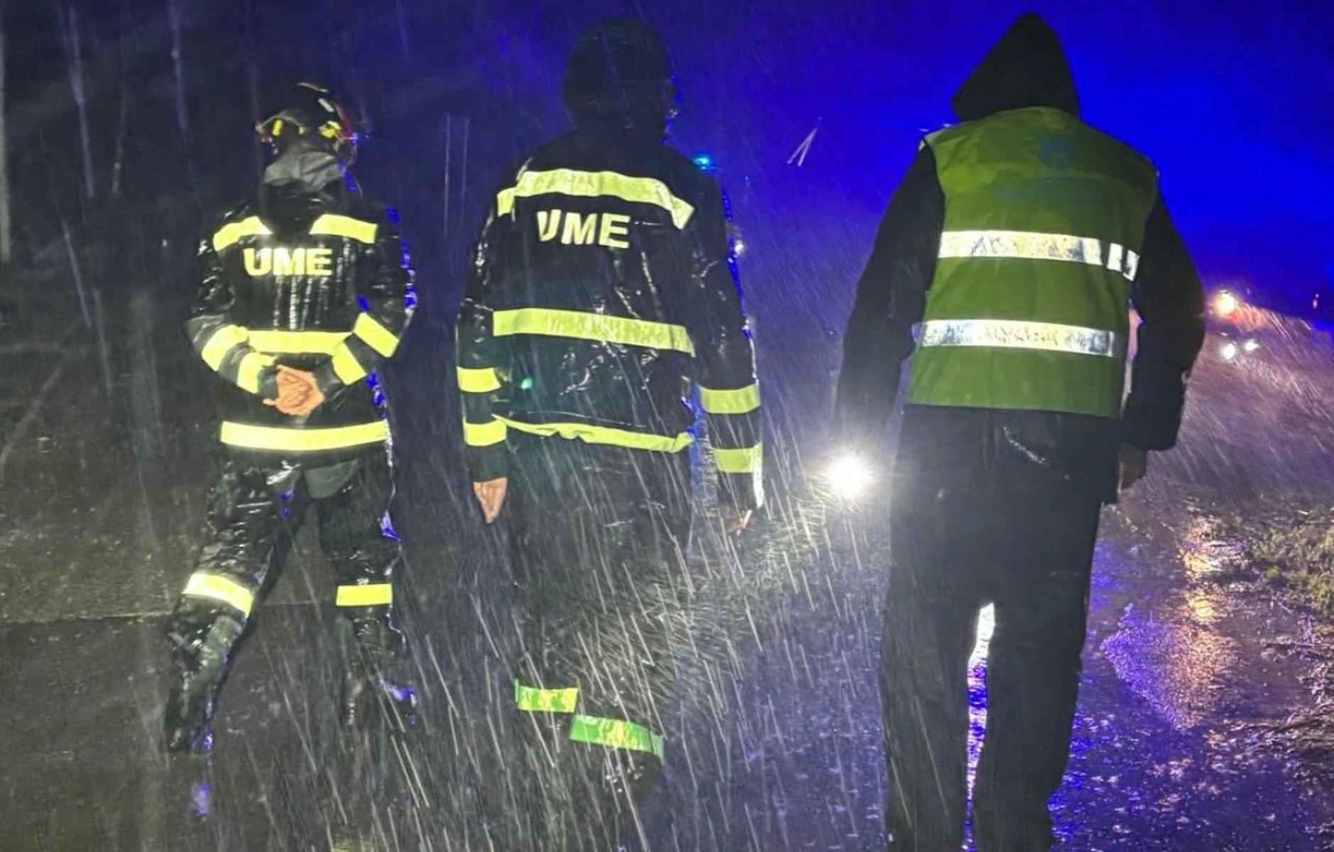 Efectivos de la UME en Algeciras.