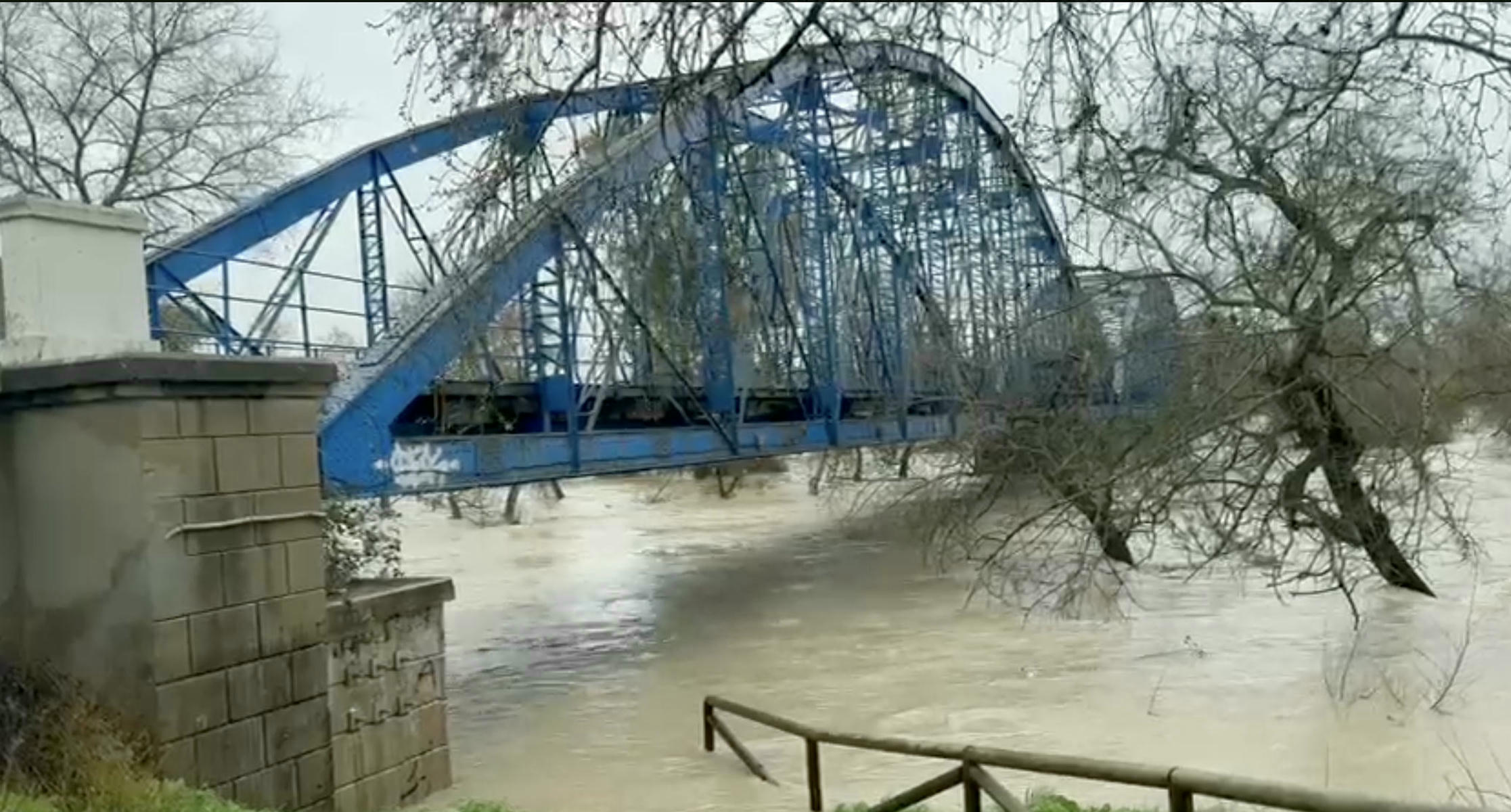 El río Guadalete, cerca del puente de La Barca, en el Jerez rural.