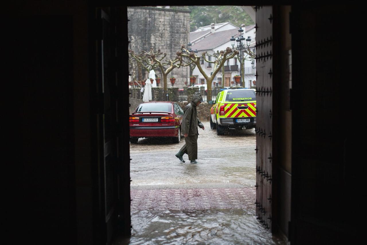 Situación de Grazalema este jueves. RADIO GRAZALEMA