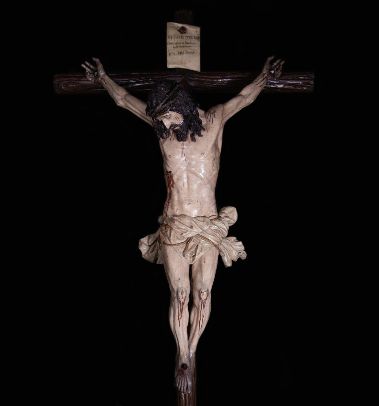 El Cristo del Amor después de su restauración.