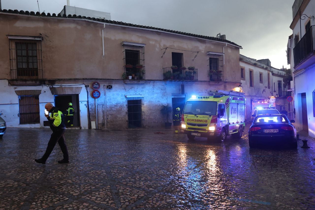 Efectivos en la zona.