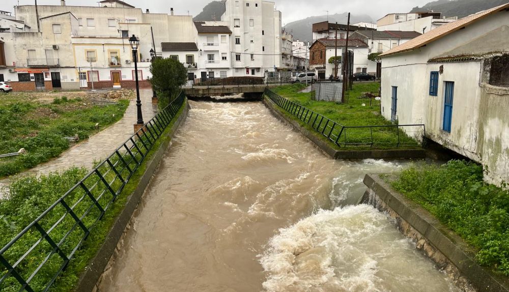 Situación del río en Ubrique.