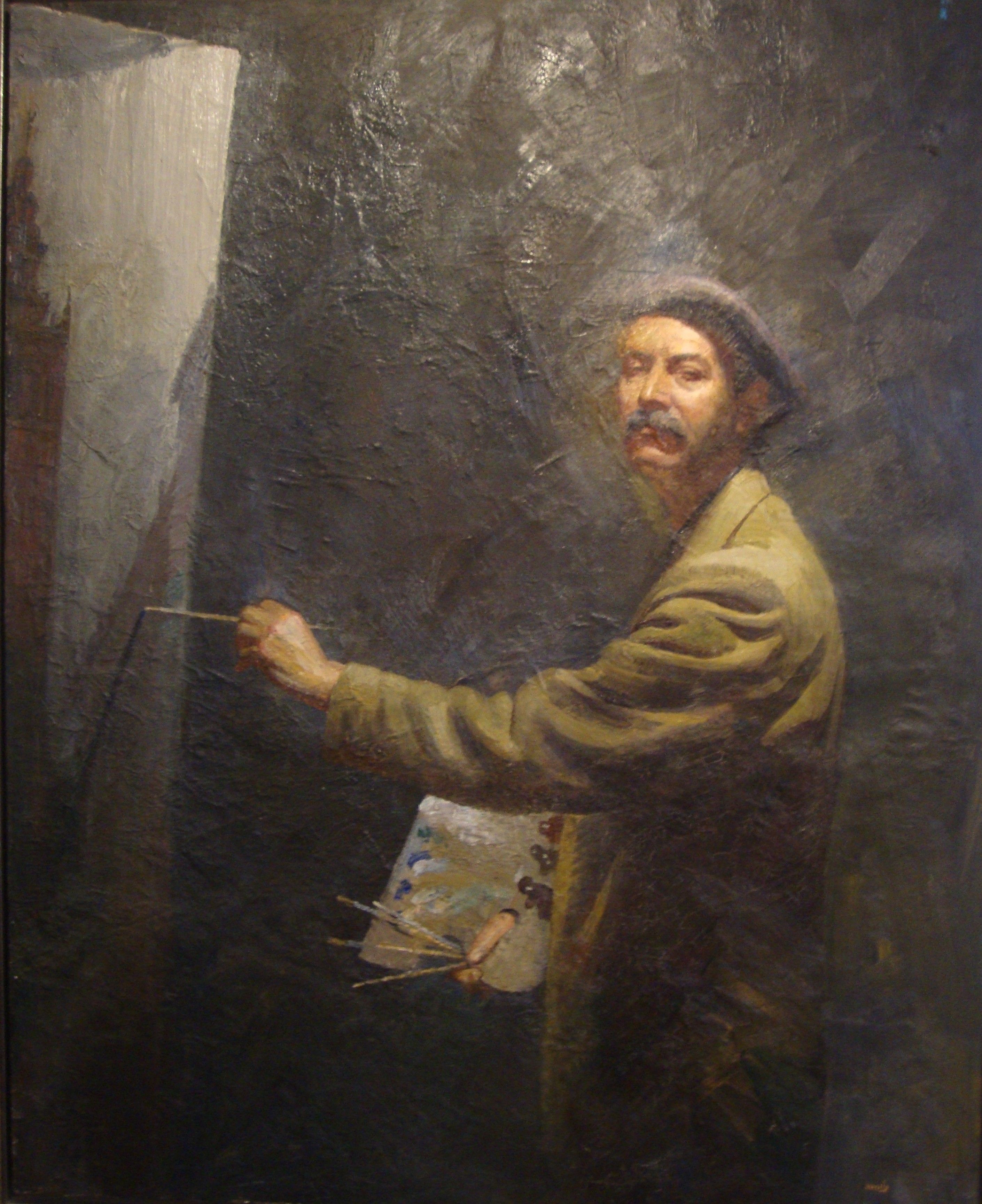 Un autorretrato de Amalio.