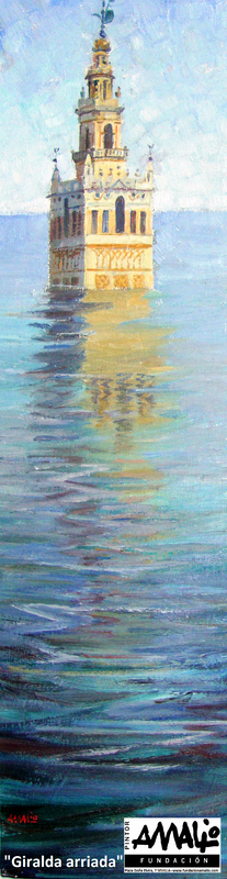 La Giralda arriada, otra obra de la colección.