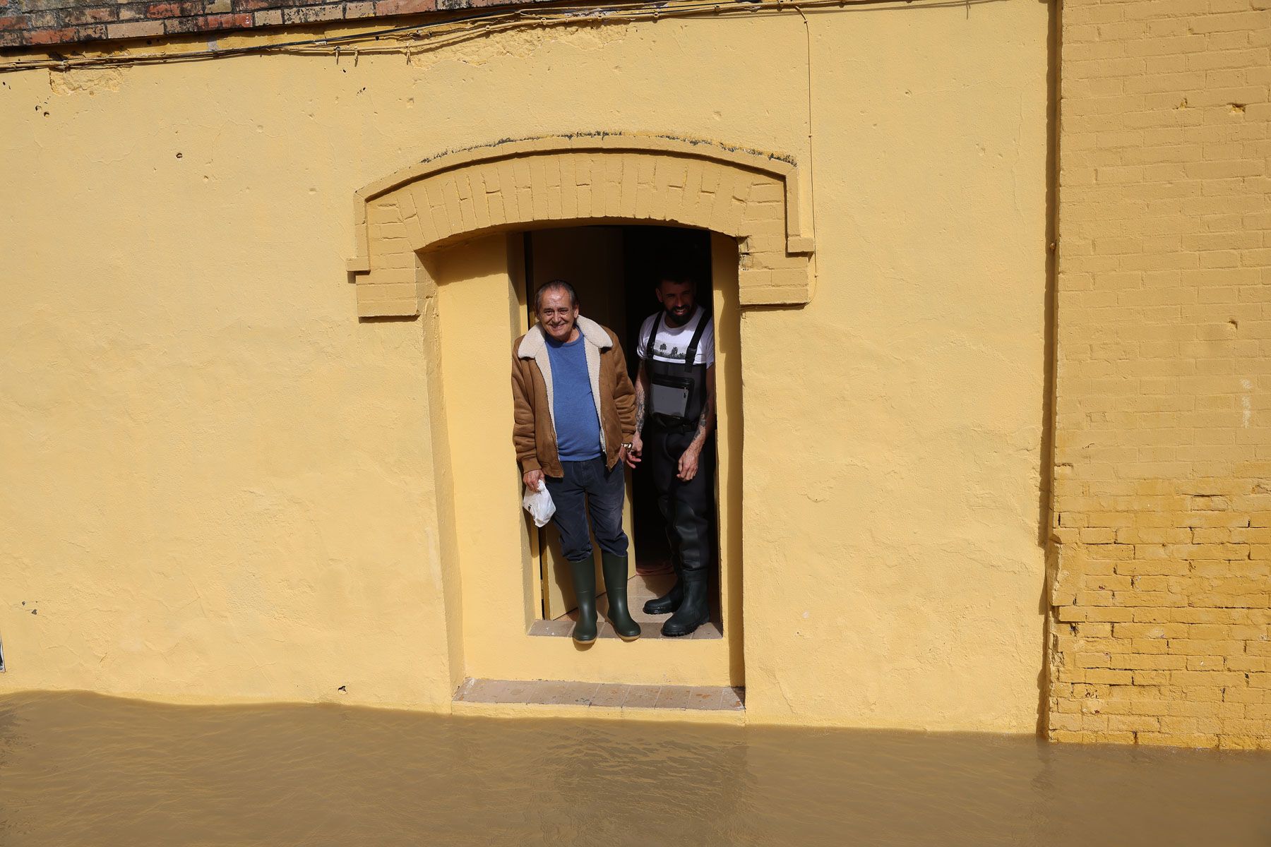 Inundaciones del Guadalete en El Portal.