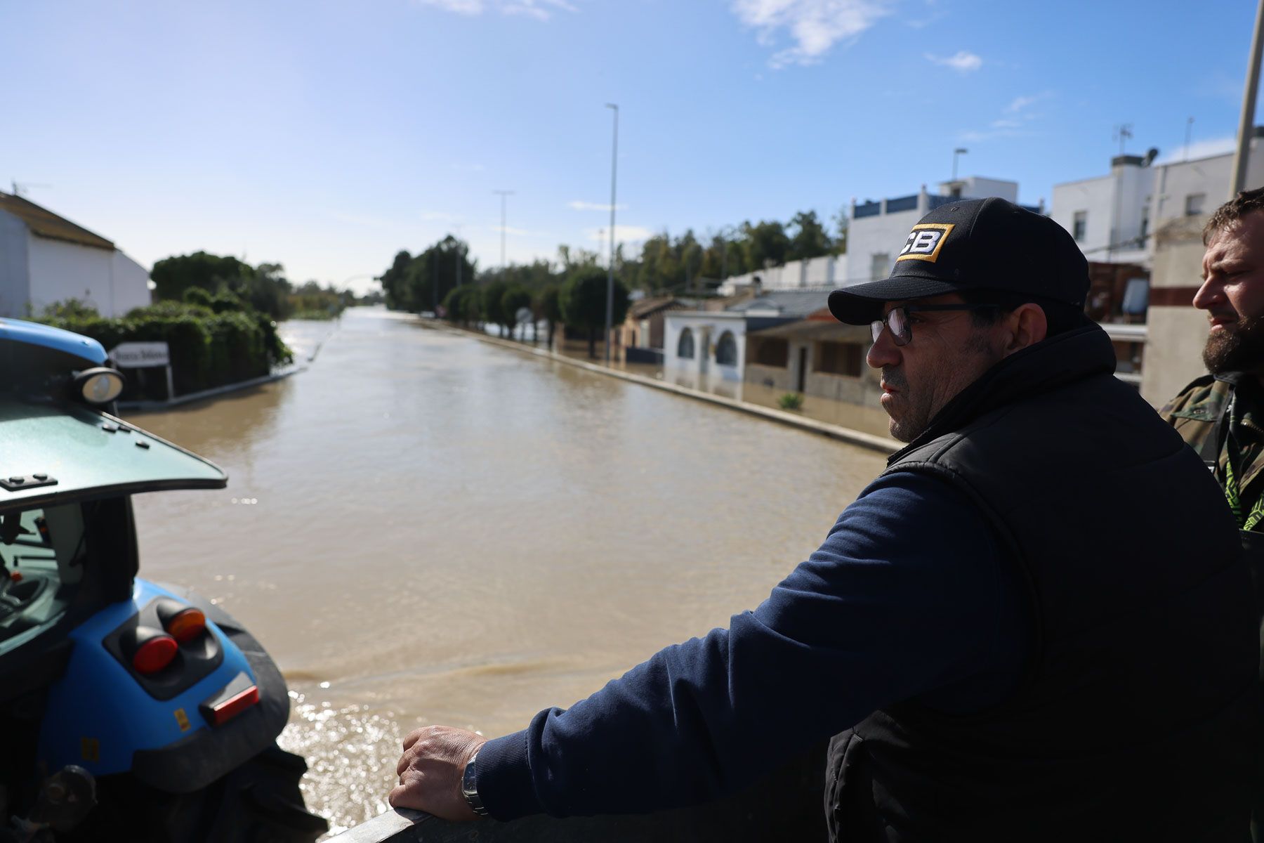 Inundaciones del Guadalete en El Portal.