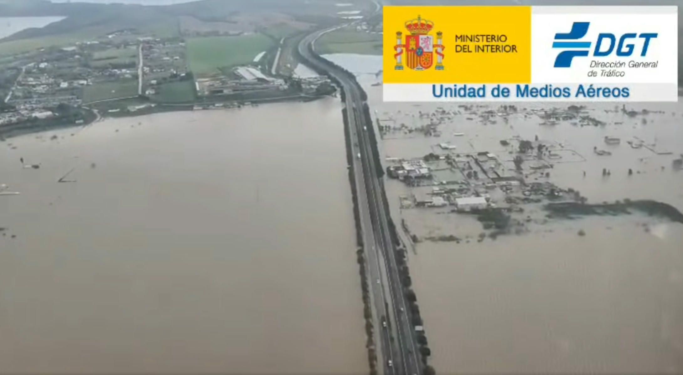 Vista aérea del Guadalete. Vista aérea del Guadalete.