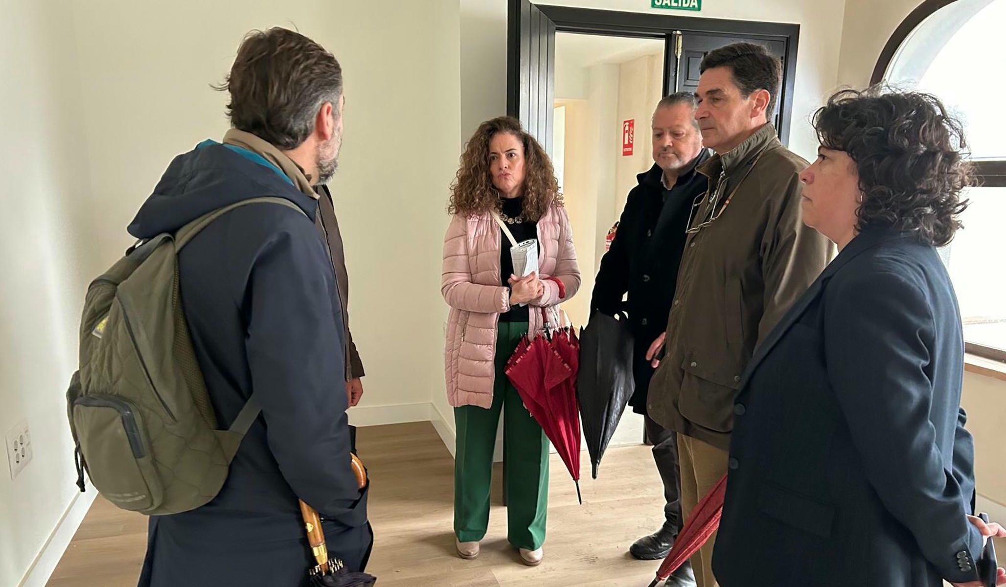 Visita institucional al edificio ante las obras de finalización de la rehabilitación de la antigua Cárcel Real