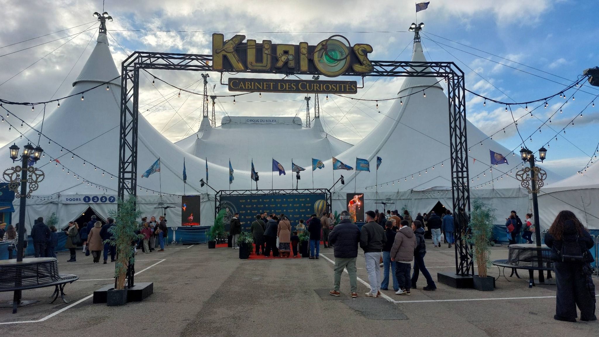 Carpa del Circo del Sol en Sevilla, en una imagen reciente.
