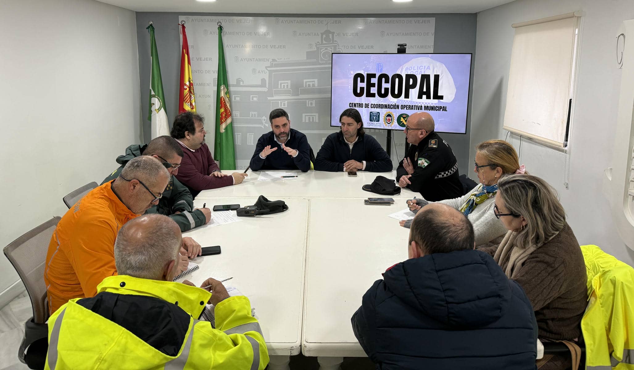 Reunión del CECOPAL en Vejer