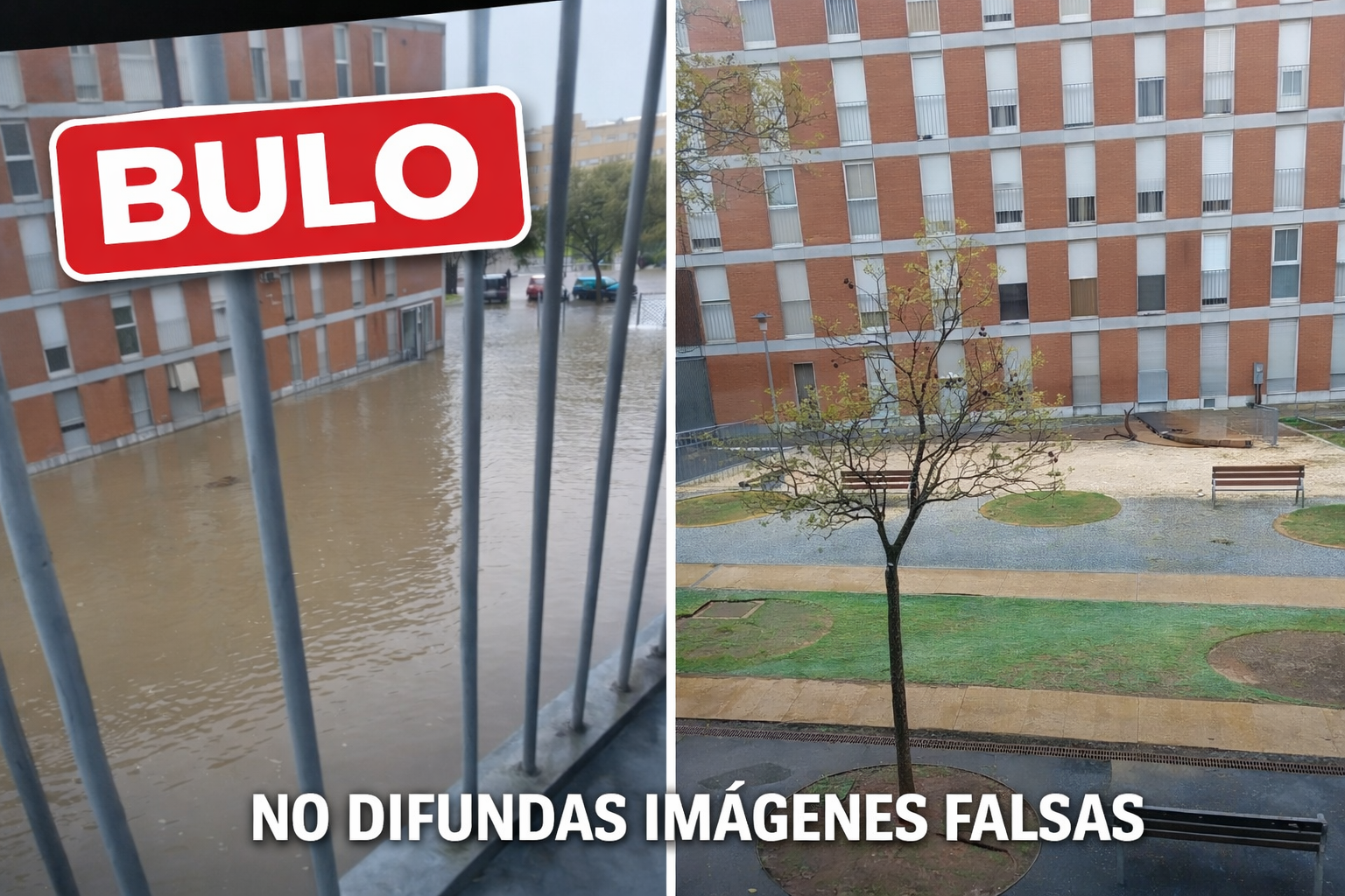 Un nuevo bulo en relación al temporal creando alarma innecesaria entre la población de Jerez.