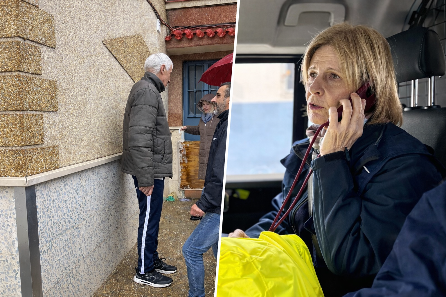A la izda., José Antonio Díaz este pasado sábado en La Liberación; a la dcha., María José García-Pelayo, camino al Jerez rural este mismo domingo.