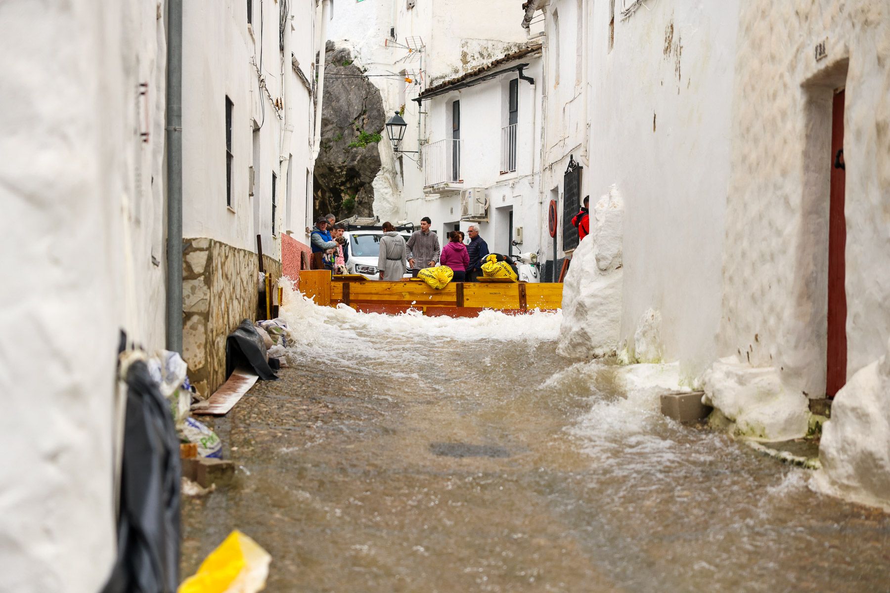 Las inundaciones que han tenido lugar en Ubrique.