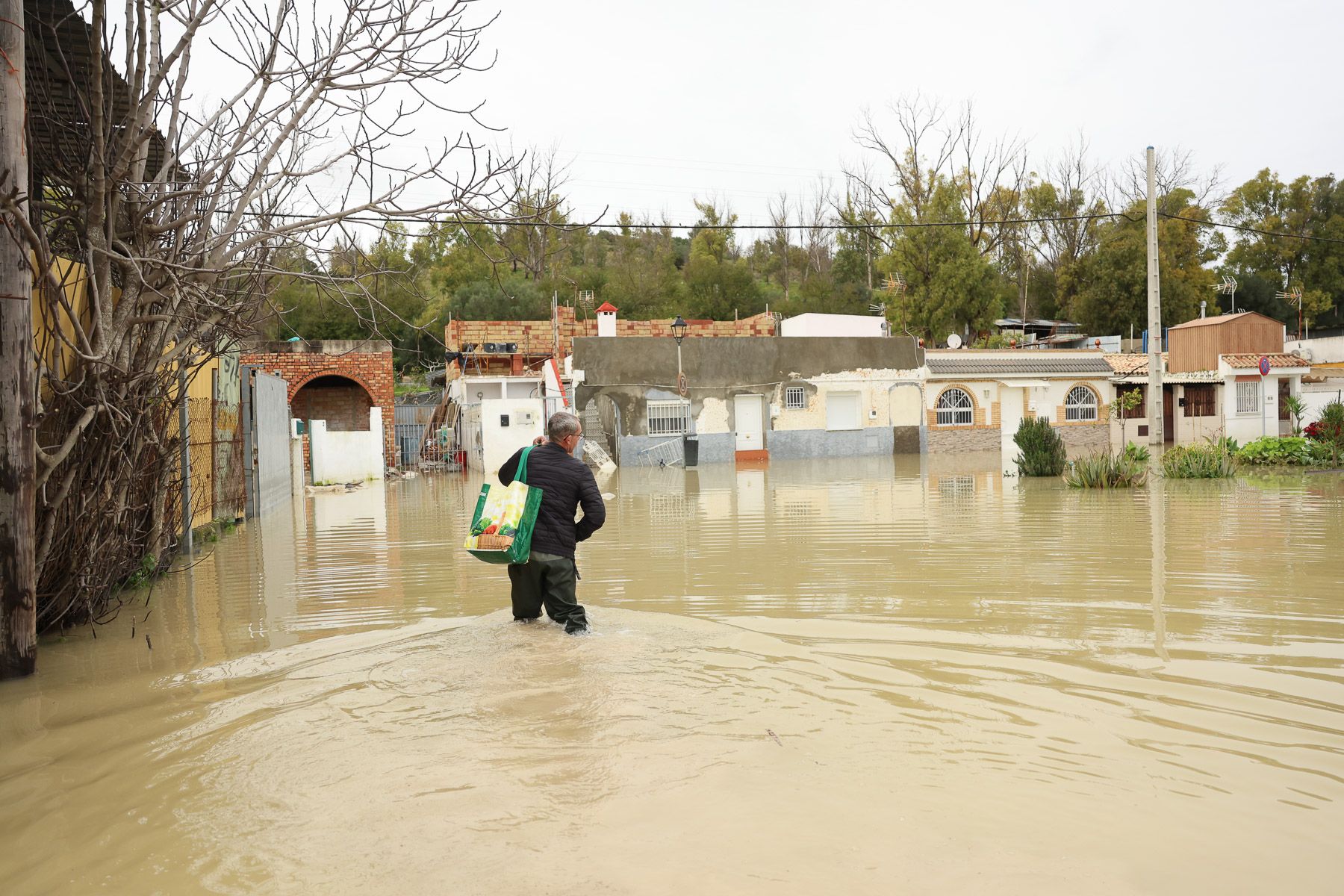 Inundaciones en El Portal, en Jerez.