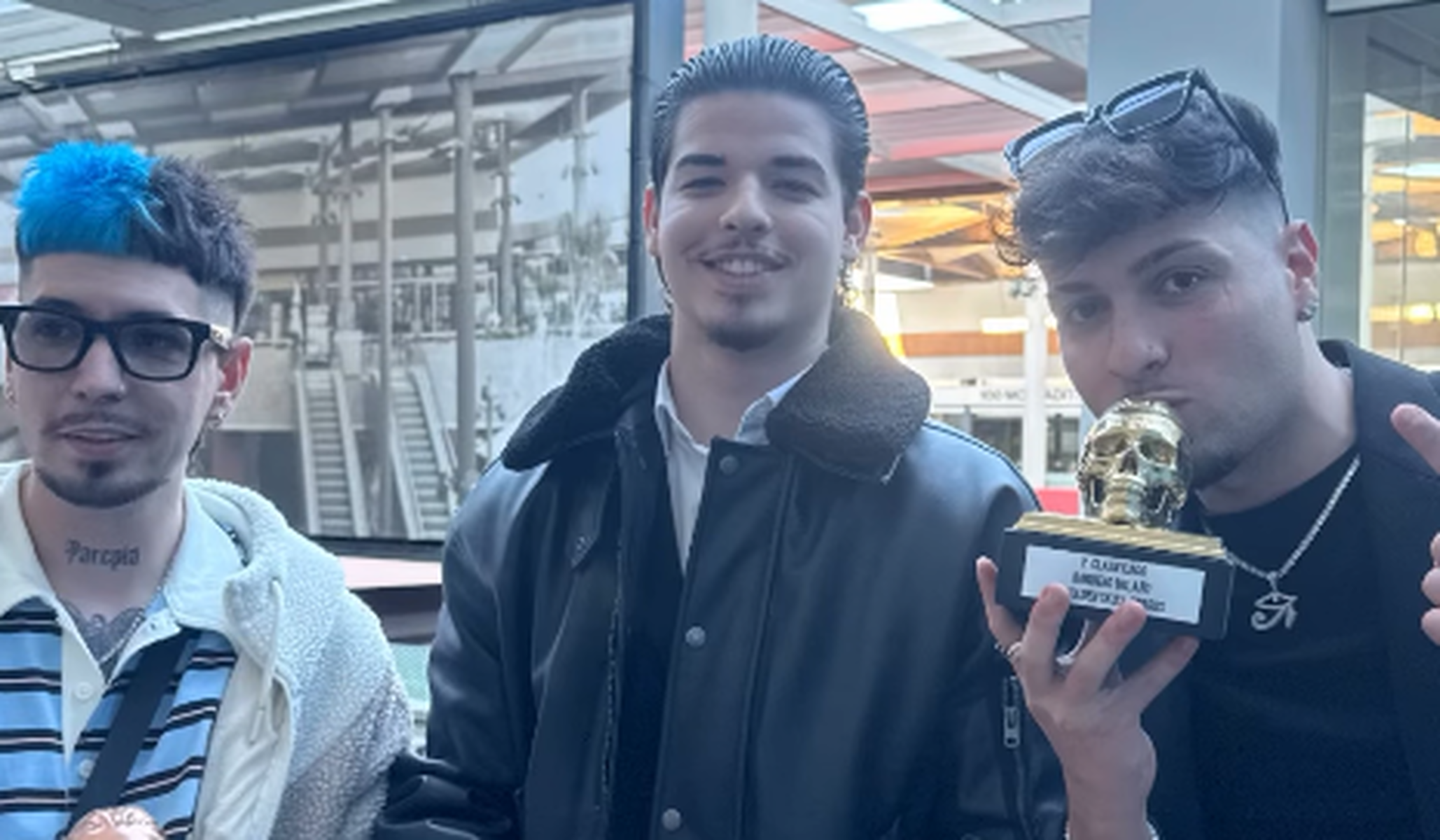 Ballesteros, junto a otros barberos, premiados en la Gala