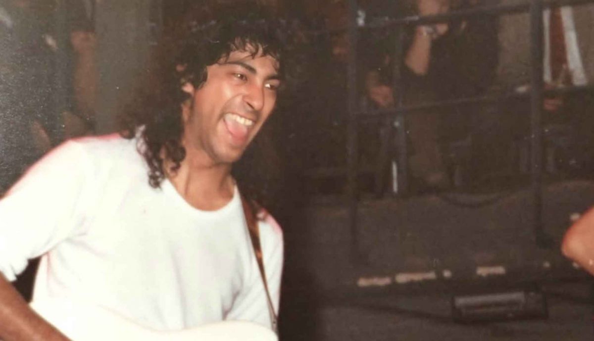 Imagen de hace décadas de Rafael Amador.