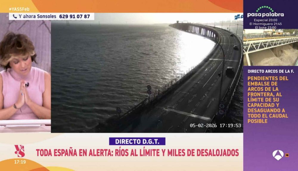 Noticias sobre el puente José León de Carranza de Cádiz en 'Y ahora Sonsoles'.