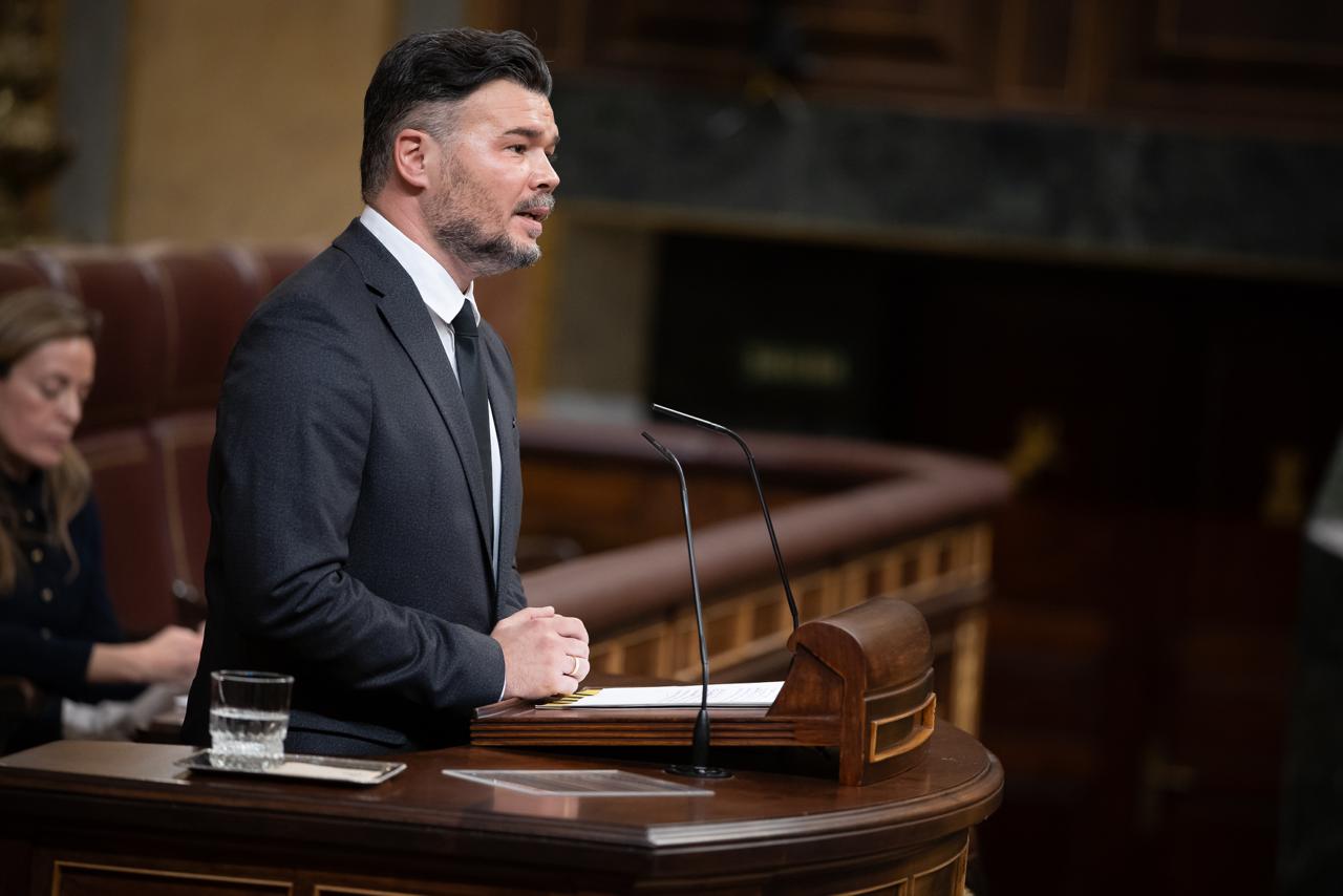 El diputado de ERC, Gabriel Rufián.