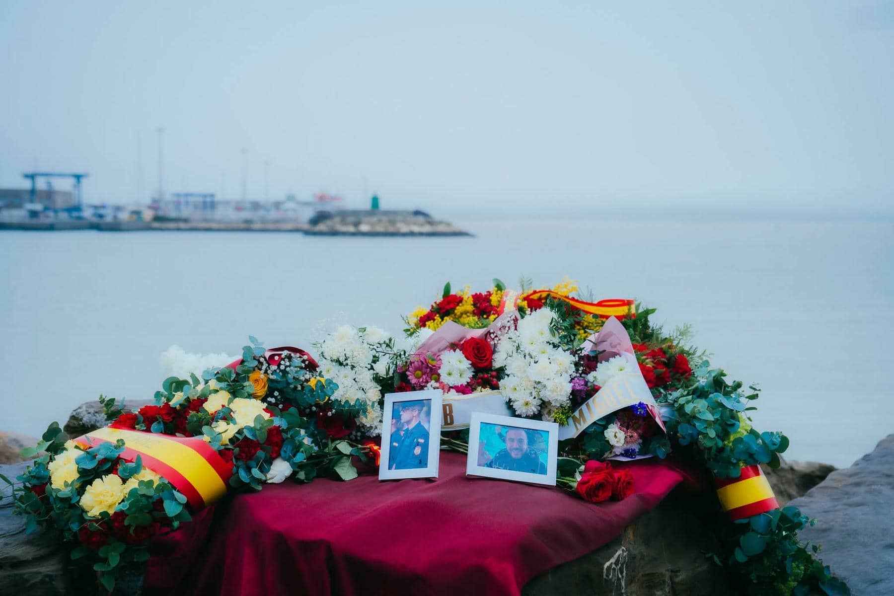 Homenaje este pasado domingo a David y Miguel Ángel, los dos guardias civiles asesinados hace dos años por los narcos en Barbate.