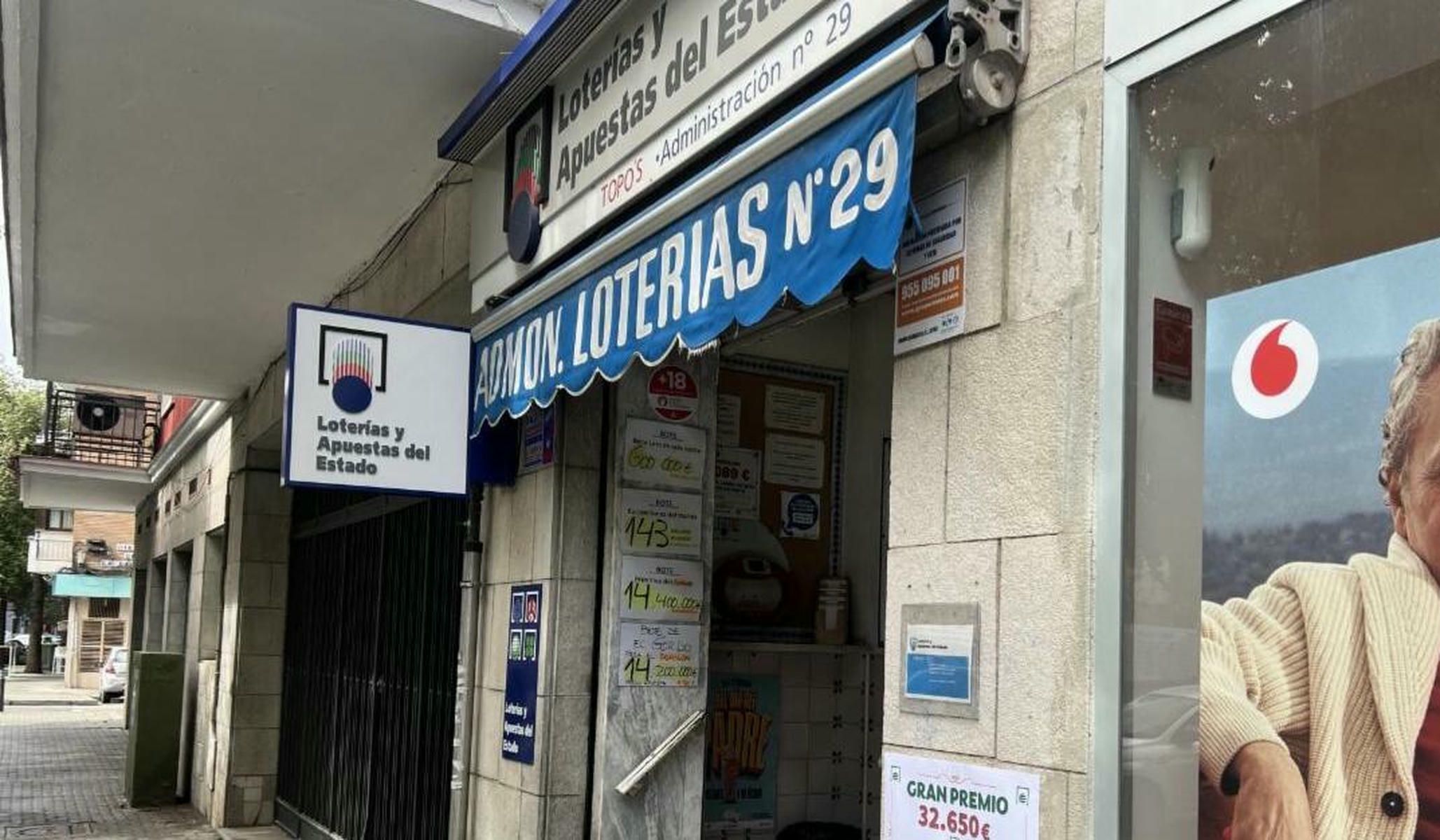 La administración de Loterías de Felipe II.