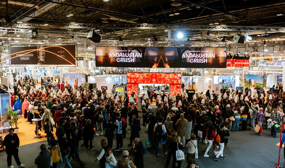 El pabellón de Andalucía en Fitur, este 2026.