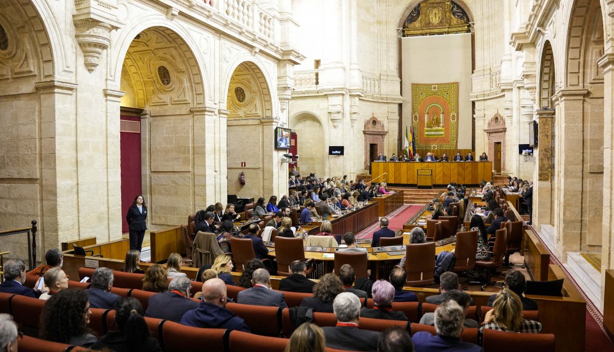 El pleno andaluz, este miércoles.