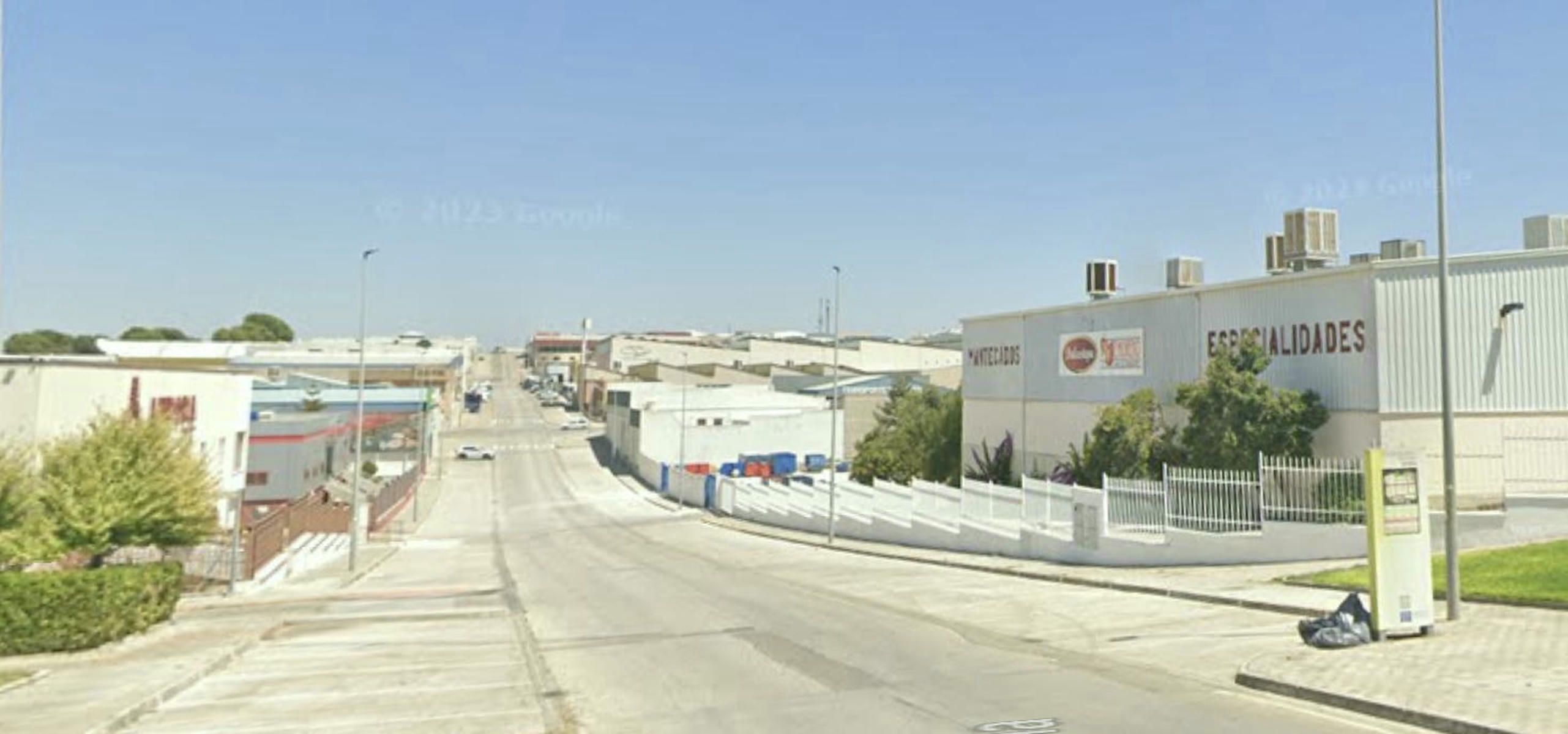 Calle donde está el salón de celebraciones de Estepa.