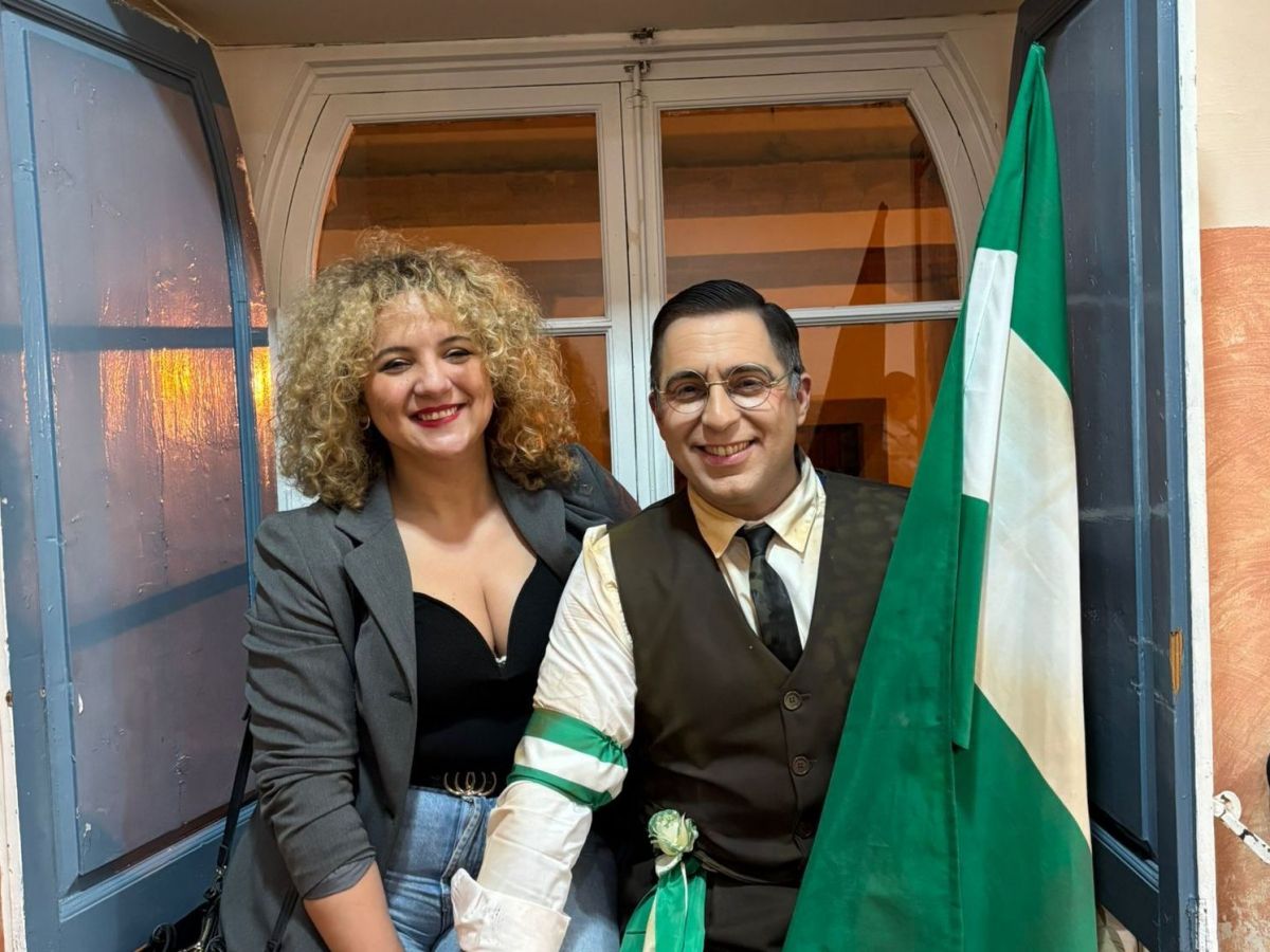 Jesús Díaz, director de 'El Patriota', minutos antes de actuar en el Gran Teatro Falla.