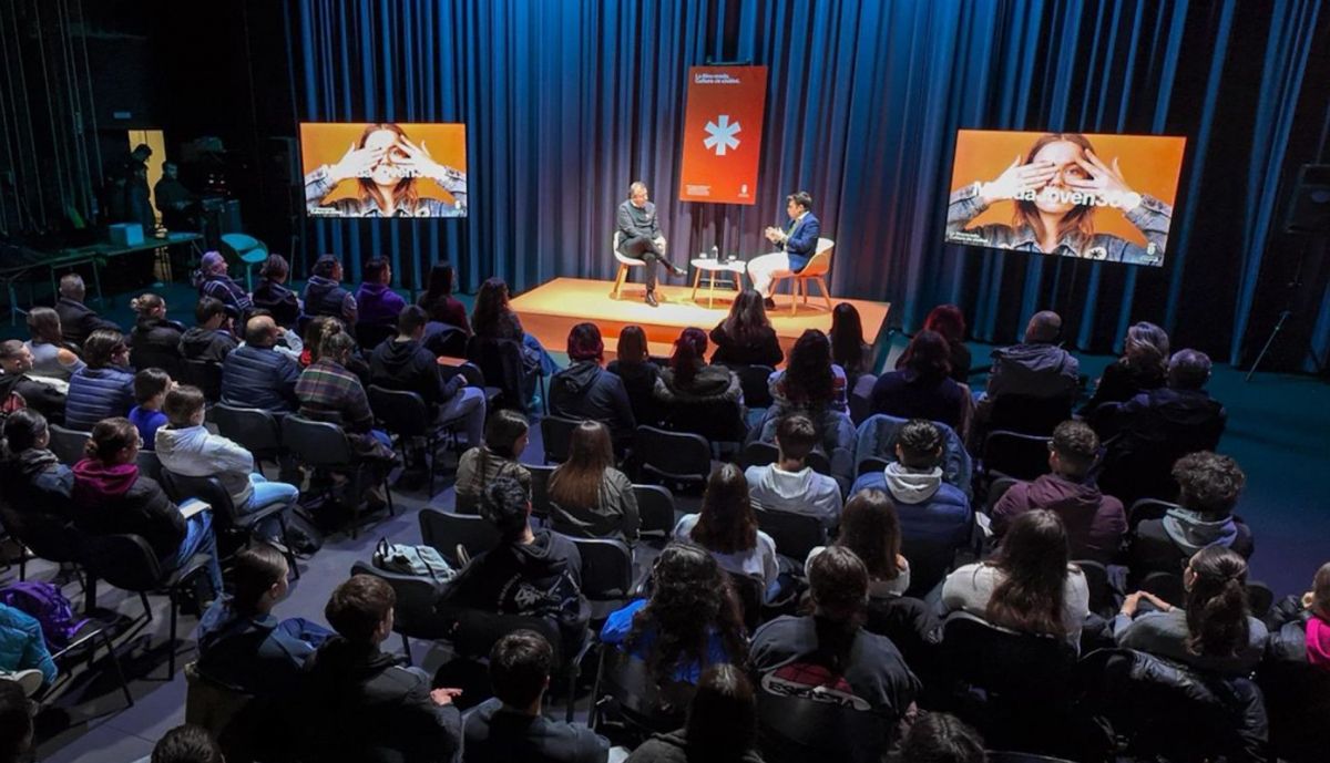 Un momento de la jornada sobre la cultura en La Rinconada.