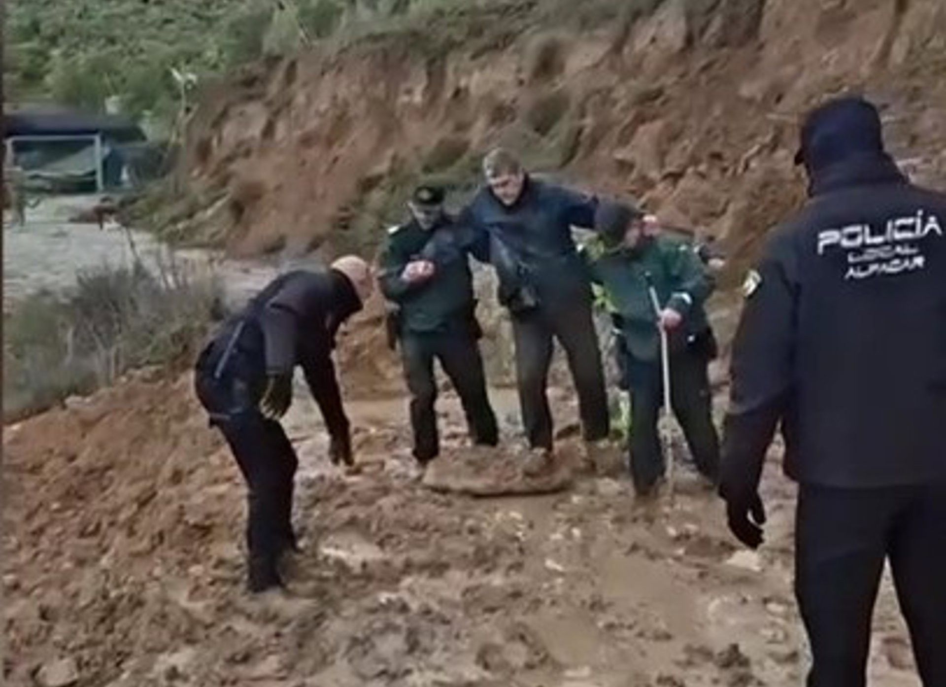 Rescate de un hombre en Granada.